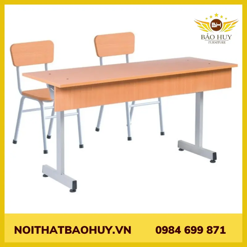 Bàn ghế học sinh 02 chỗ BHS 106