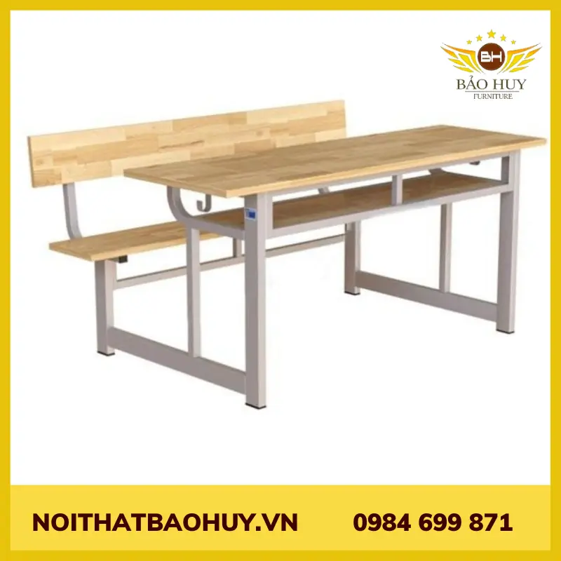 Bàn ghế học sinh 02 chỗ BHS 102