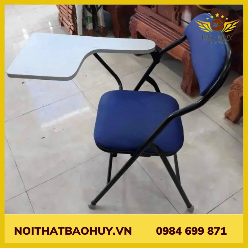 Ghế gấp lưng ngắn sơn mặt gỗ MFC GLB07