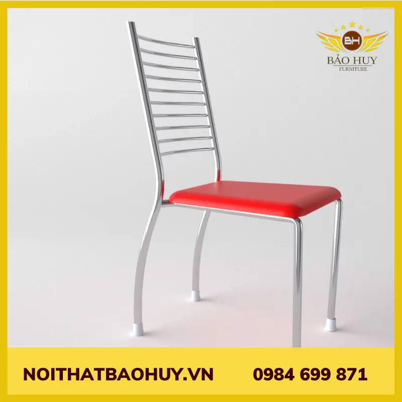 Ghế nệm inox 10 song ngang phi 22 GX17