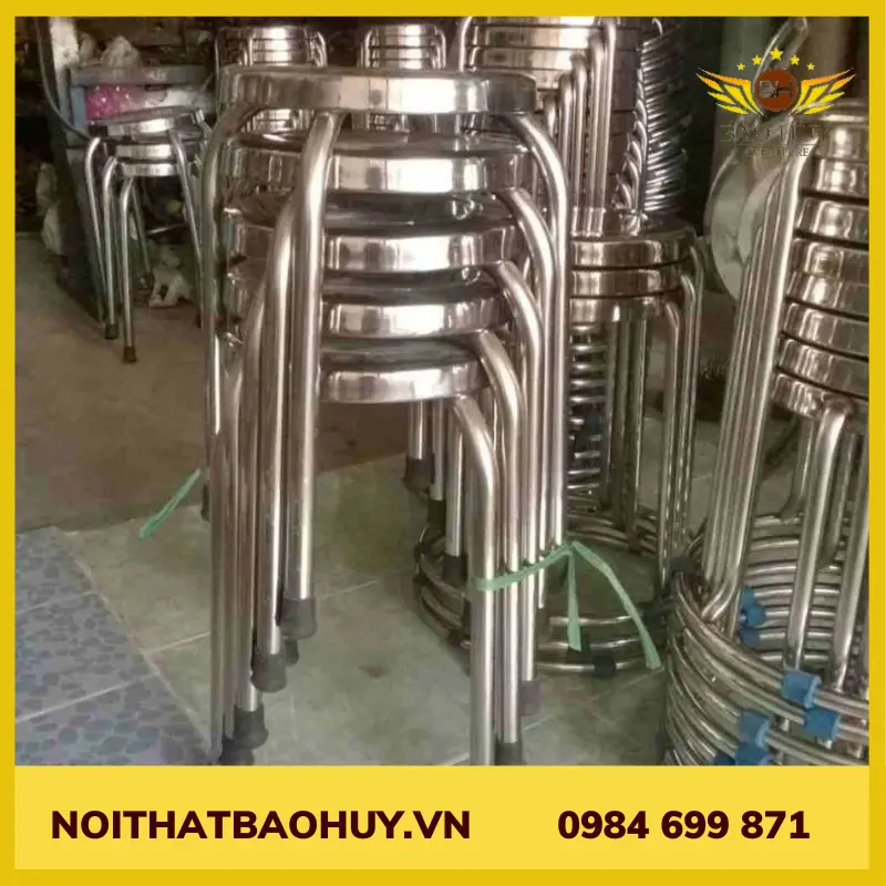 Ghế đẩu mặt cạnh cao GI01