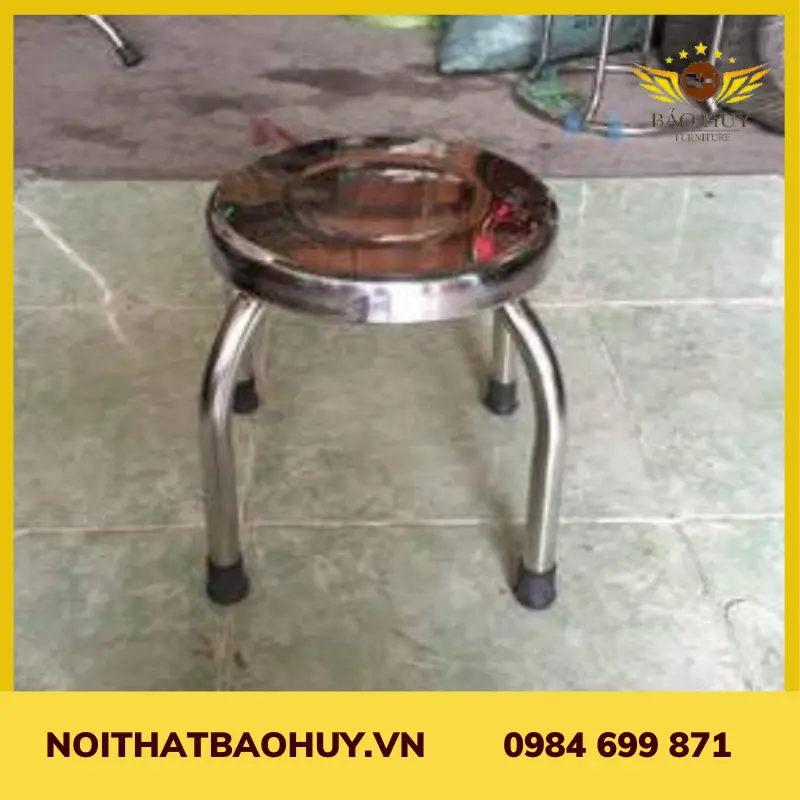 Ghế inox thấp GDN15