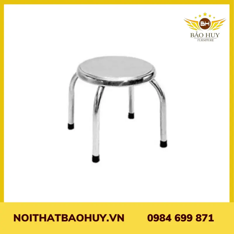 Ghế inox lùn 30cm GDN05