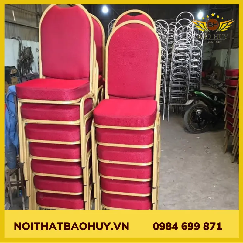 Ghế nhà hàng khung sắt bọc nệm GNH 05