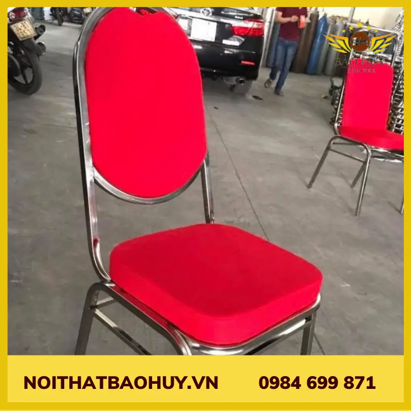 Ghế inox đầu tròn