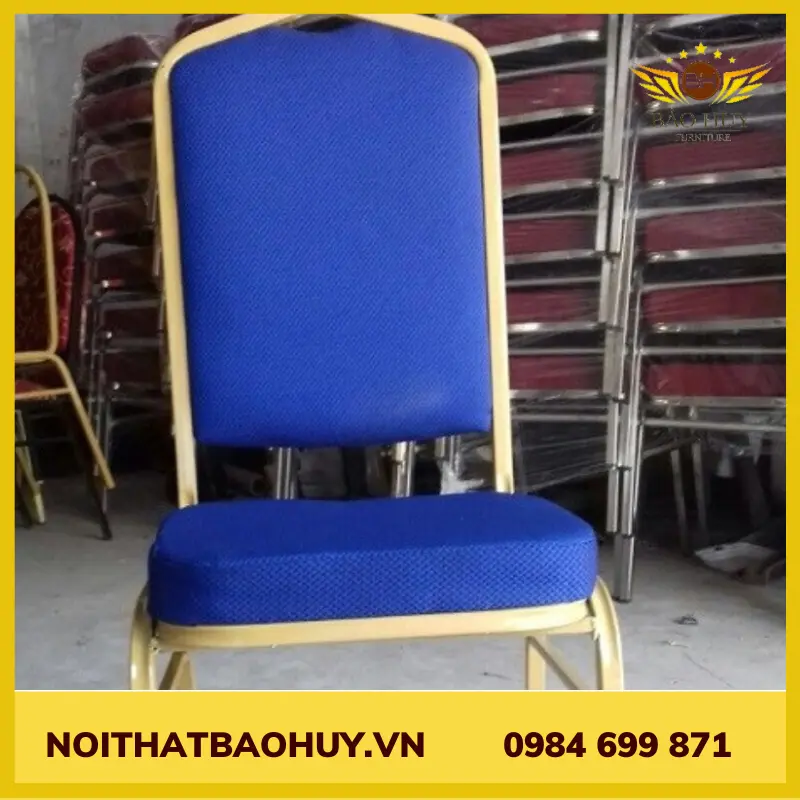 Ghế sắt nhà hàng bọc nệm GNH 09