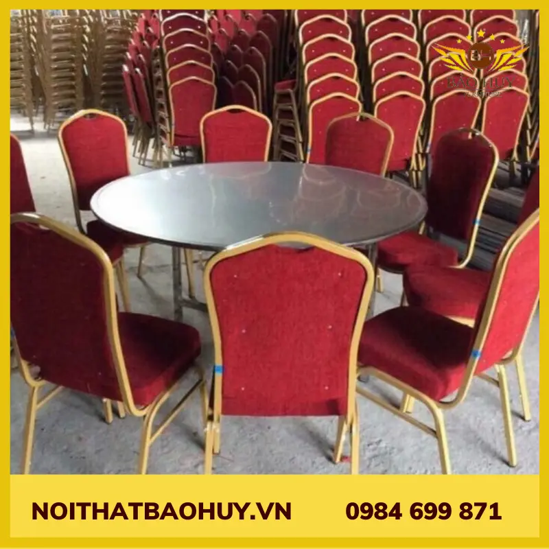 Ghế sắt nhà hàng bọc nệm GNH 09