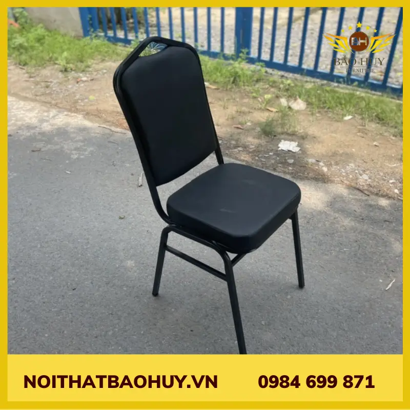 Ghế nhà hàng khung sắt bọc nệm GNH 03
