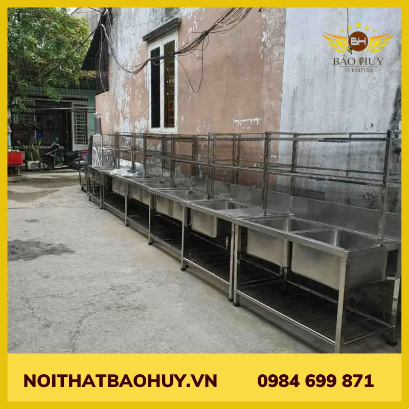 Chậu Rửa inox hai hộc