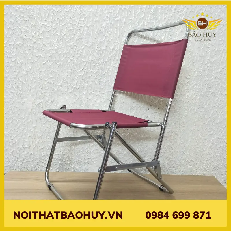 Ghế xếp khung inox
