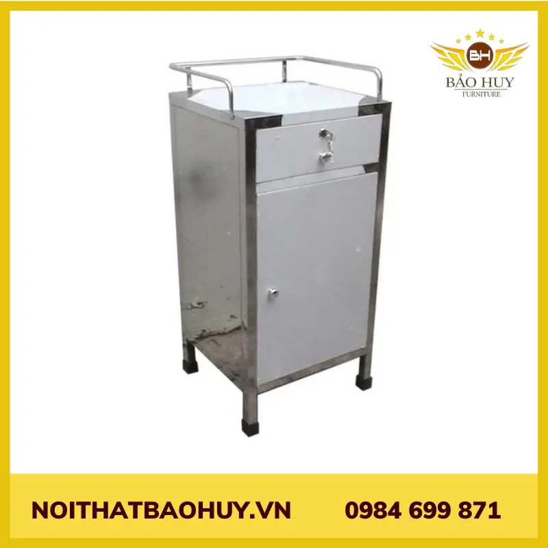 Tủ đầu giường inox có hộc trống TYT 04