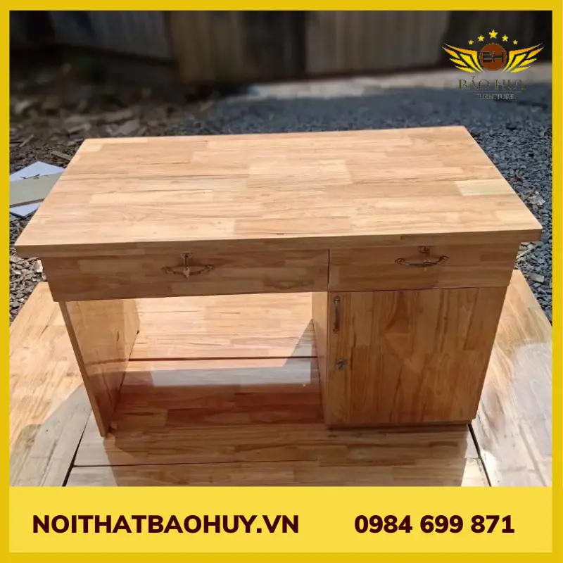 Bàn giáo viên gỗ cao su BGV 107