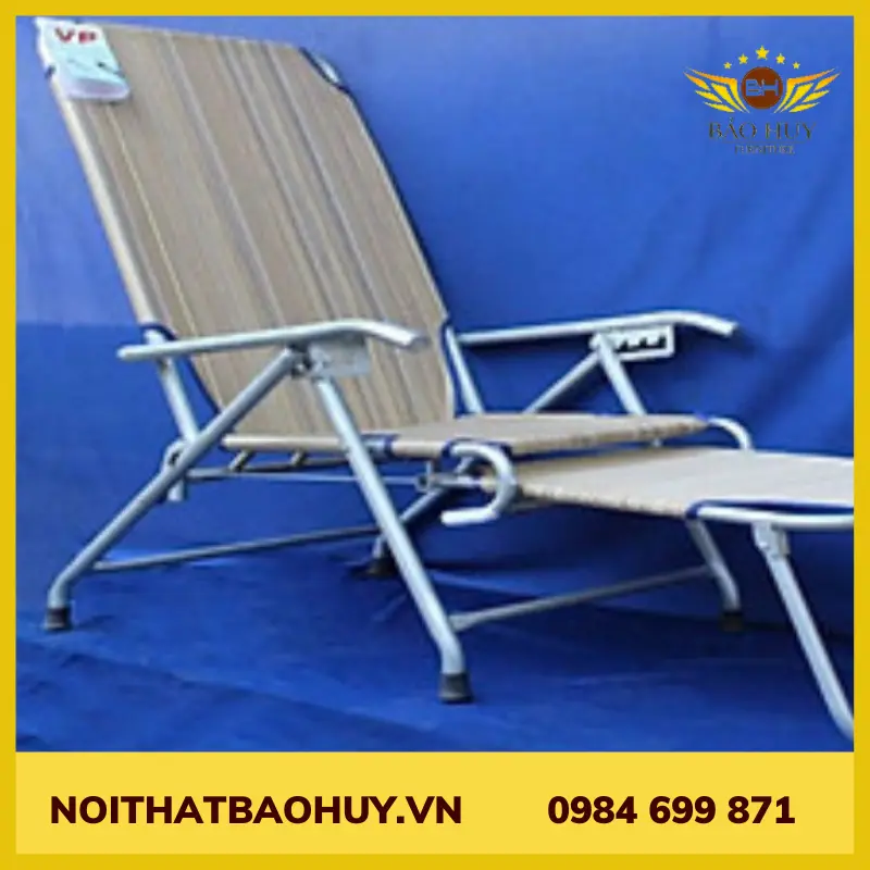 Ghế bố xếp vải nằm bằng lưới GBX06