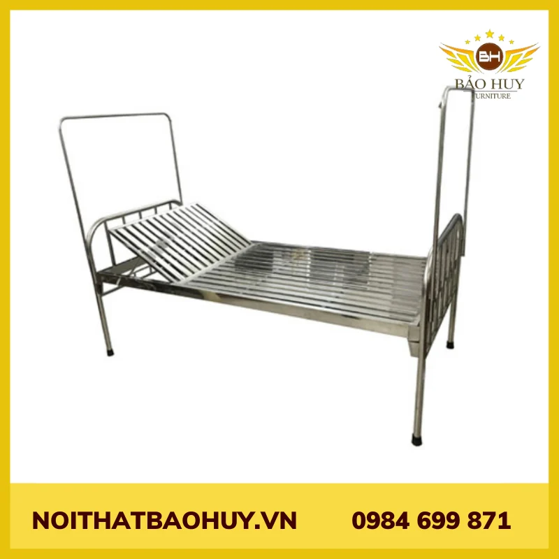 Giường y tế nâng đầu, không nệm GYT 02