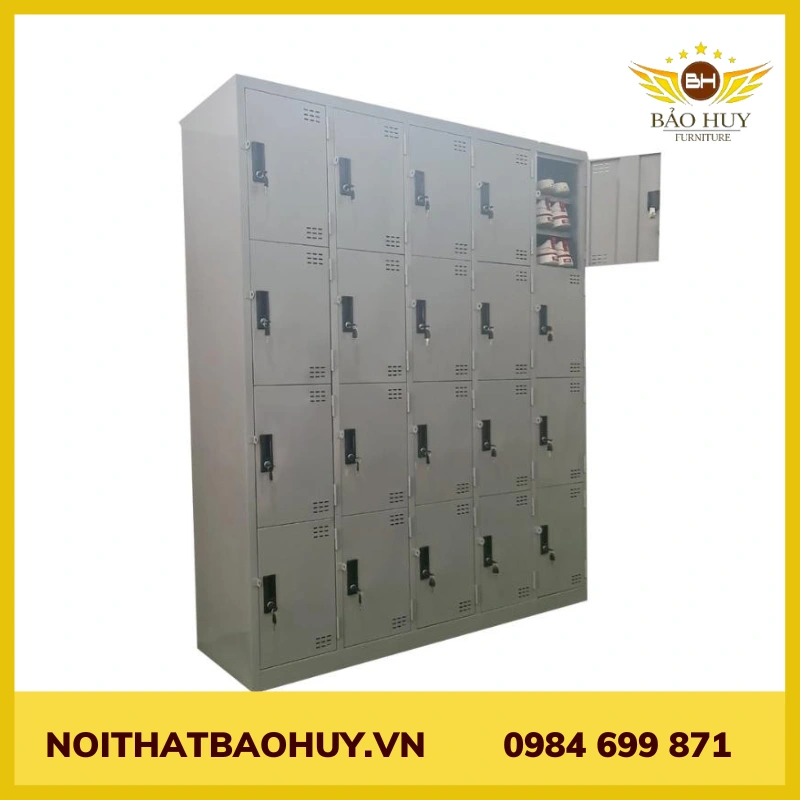 Tủ locker 25 ngăn 5 khoang LK25-5K