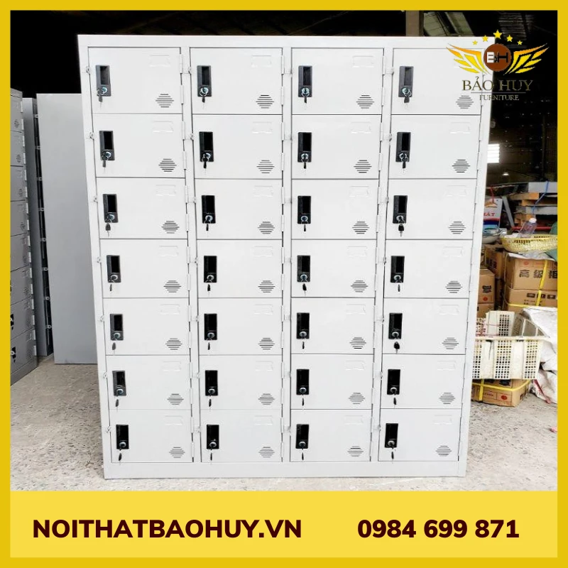 Tủ locker 28 ngăn 4 khoang LK28-4K