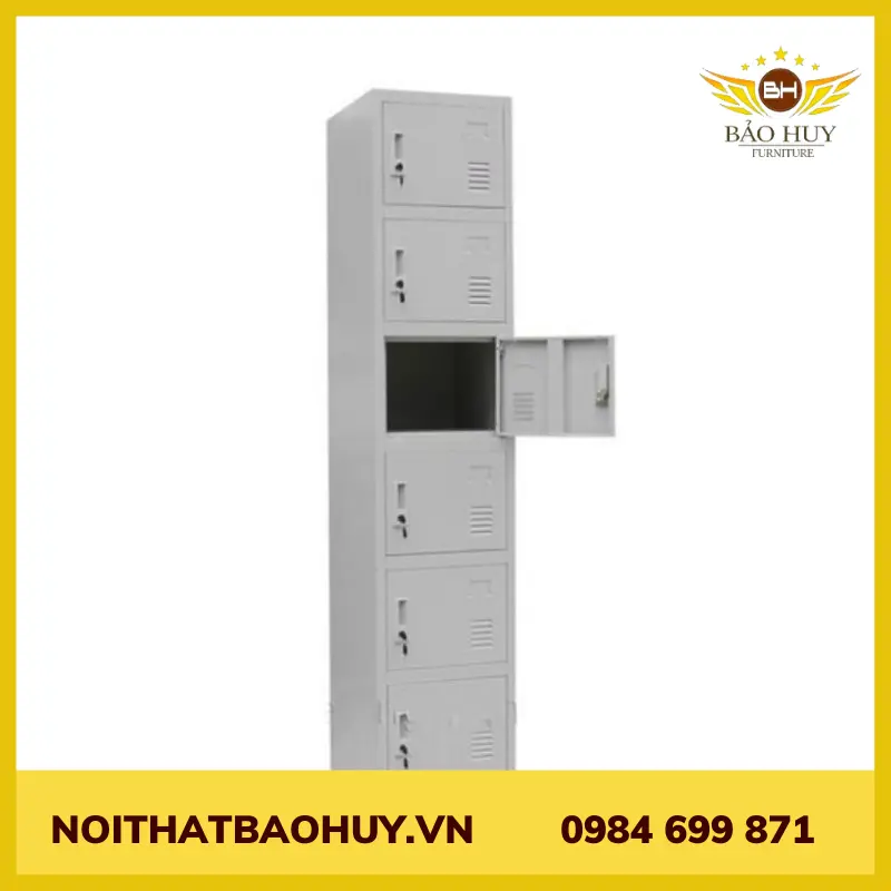 TỦ SẮT LOCKER 6 NGĂN ĐƠN LK06-C