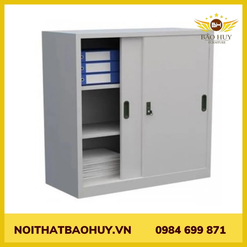 Tủ tài liệu 2 cánh lùa TL2C3N-CL-1