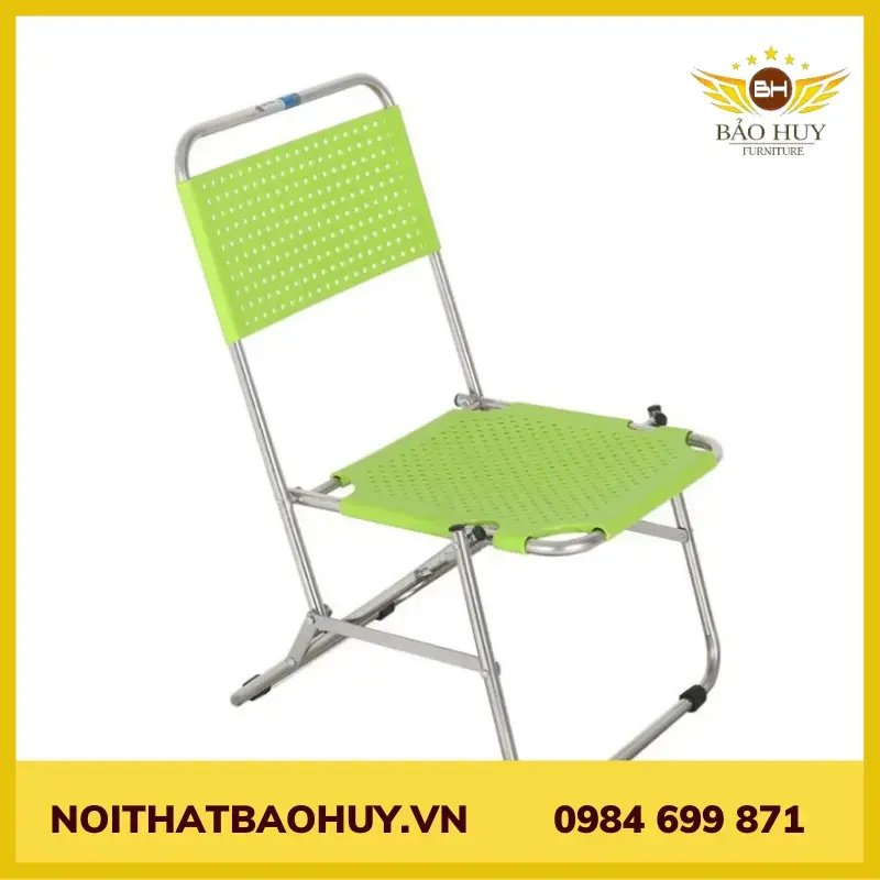 Ghế xếp inox cafe